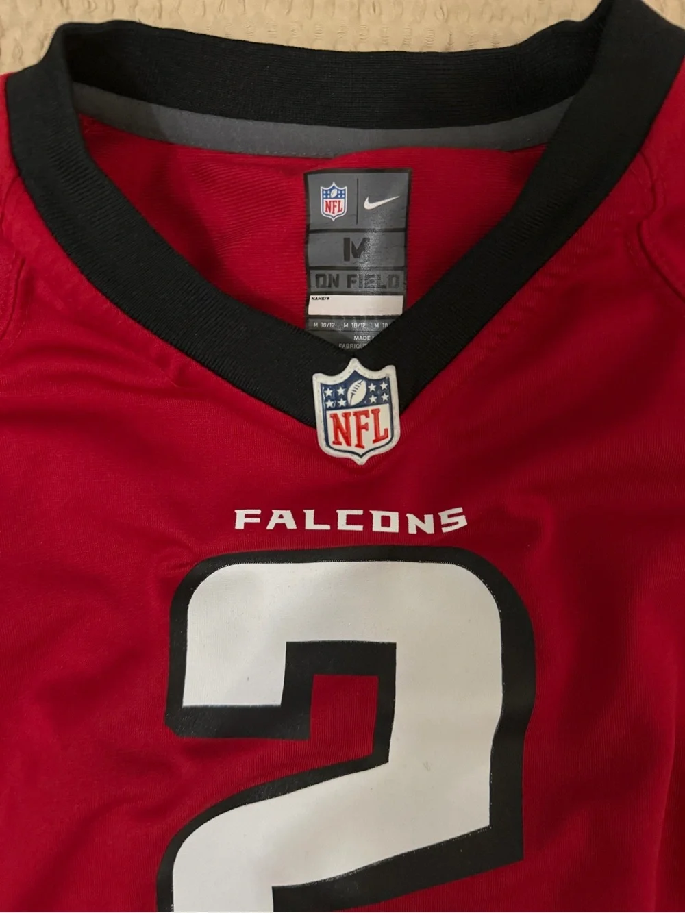 Nike Atlanta Falcons #2 Kids Red Football Jersey
